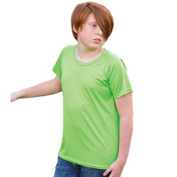 Camiseta de Poliéster Técnica Manga Raglán para Niño