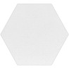 Parche satín con forma de hexágono