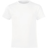 Camiseta de niño de algodón de manga corta y cuello redondo