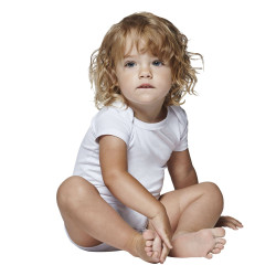Body de Algodón Blanco para Bebé