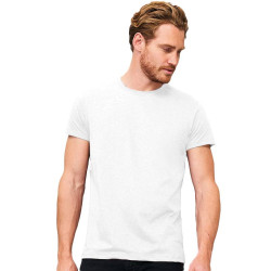 Camiseta blanca manga corta ajustada
