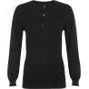 Cardigan de corte entallado y tapeta