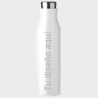 Botella blanca térmica de acero inoxidable TORKE 600 ml