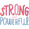 Botella térmica para el día de la mujer diseño Strong And Powerful