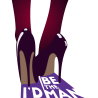 Botella térmica para el día de la mujer diseño I'd Be The Man