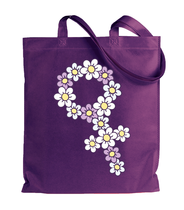 Tote bag para el día de la mujer diseño Flores, comprar online