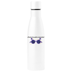 Botella térmica para el día de la mujer diseño Gafas Moradas