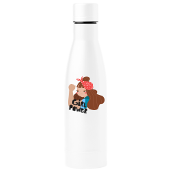 Botella térmica para el día de la mujer diseño Girl Power