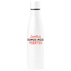 Botella térmica para el día de la mujer diseño Juntas Somos Más Fuertes