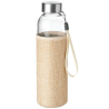 Botella de cristal con funda de yute Midocean UTAH TOUCH 500 ml