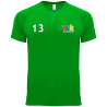 Camiseta técnica unisex poliéster transpirable