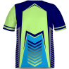 Camiseta fútbol sublimada Verde Azulada tallas grandes