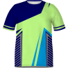 Camiseta fútbol sublimada Verde Azulada tallas grandes