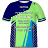 Camiseta fútbol sublimada Verde Azulada tallas grandes