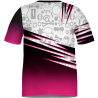 Camiseta fútbol sublimada Calaveras tallas grandes