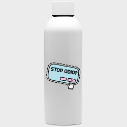 Botella para el orgullo LGBTIQA+ diseño Stop Odio