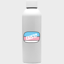 Botella para el orgullo LGBTIQA+ diseño Existo