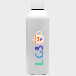 Botella para el orgullo LGBTIQA+ diseño Té