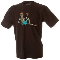 Camiseta hombre esqueleto playero