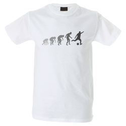 Camiseta hombre evolución fútbol