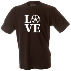 Camiseta hombre love fútbol