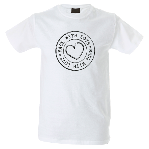Camiseta hombre made with love