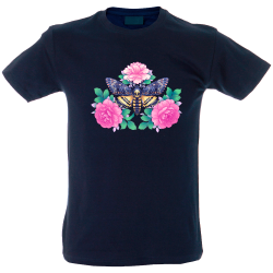 Camiseta hombre mariposas