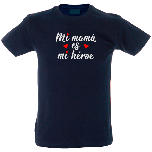 Camiseta hombre mi mamá mi héroe