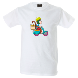 Camiseta hombre mono moto