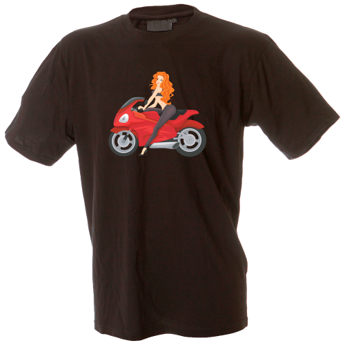 Camiseta hombre mujer moto