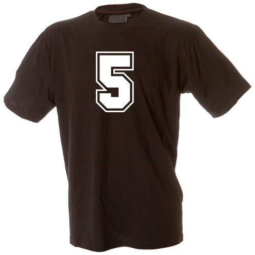 Camiseta hombre número 5