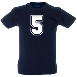 Camiseta hombre número 5