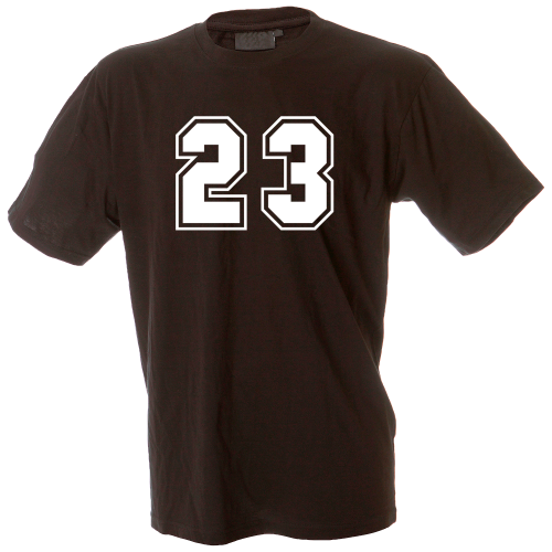 Camiseta hombre número 23