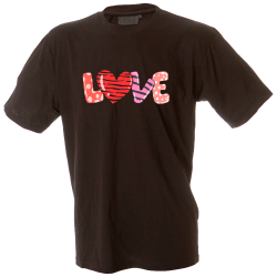 Camiseta hombre love estampado