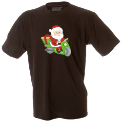 Camiseta hombre noel moto