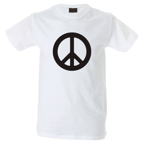 Camiseta hombre signo paz