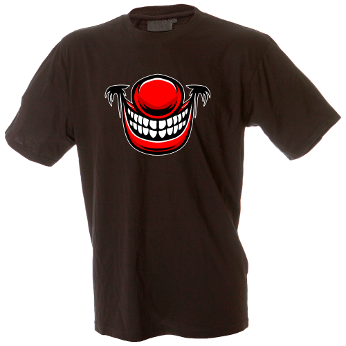 Camiseta hombre sonrisa payaso
