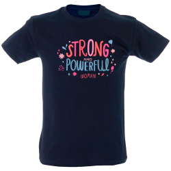 Camiseta hombre strong powerful woman