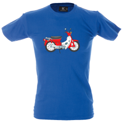 Camiseta hombre vespa roja