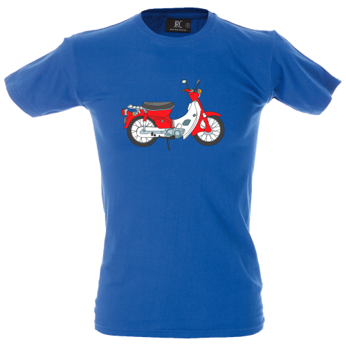 Camiseta hombre vespa roja