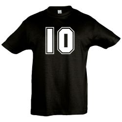 Camiseta infantil número 10