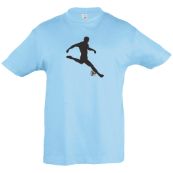 Camiseta infantil silueta chute