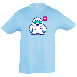 Camiseta infantil yeti