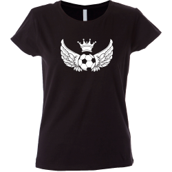 Camiseta mujer balón alas