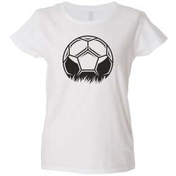 Camiseta mujer balón pasto