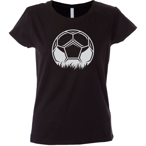 Camiseta mujer balón pasto