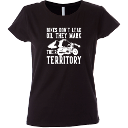 Camiseta mujer bikes don´t leak