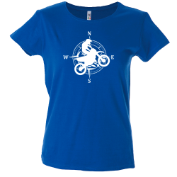 Camiseta mujer brújula motos