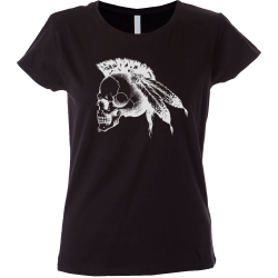 Camiseta mujer calavera india