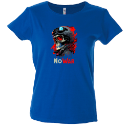 Camiseta mujer calavera no war